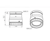 ZWO 1,25 Helical Auszug mit T2 Anschluss - Non-Rotating-System