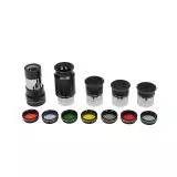 Suitcase with eyepieces and accessories