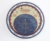 Planisphere rotating star map of the northern starry sky