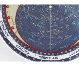 Planisphere rotating star map of the northern starry sky