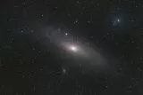 M31 Andromedagalaxie mit Askar FRA300 Pro, ZWO ASI294MC Pro und Optolong l-Pro