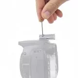 Omegon Leuchtpunktsucher mit Blitzschuhadapter fr DSLR