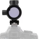 Omegon Leuchtpunktsucher mit Blitzschuhadapter fr DSLR