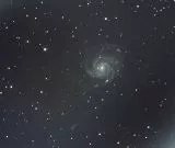 Erstlingsaufnahmen M101, M27 und M51 mit Explorer 150PDS und Canon EOS 250D ohne Komakorrektor