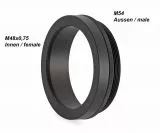 TS screw adapter for TS-GPU & MPCC Baader coma corrector on M54x1 Skywatcher Newton