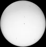 Sonnen-Aufnahme mit Explorer 150PDS und Baader ASTF AstroSolar Sonnenfilter-Folie