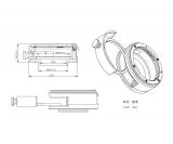 ZWO Filterschublade fr EOS Objektive - fr 2 Filter