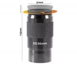 TS-Optics PARACOR 35mm 2 UFL Okular 69 Gesichtsfeld 6-Element Design