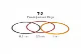 Baader T-2 fine tuning rings set made of aluminum (0.3 / 0.5 / 1mm) T2
