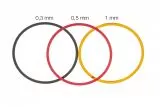 Baader M48 fine tuning ring set made of aluminum (0.3 / 0.5 / 1mm) 2