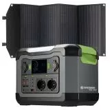 BRESSER Set Mobile Power Station 1,200 W + Solar Charger 120 W