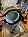 Installation of an aperture ring for the primary mirror