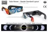 Baader Planetarium Solar Viewer AstroSolar Sonnenfinsternis Brille Beobachtungsbrille Silver/Gold/Black/White