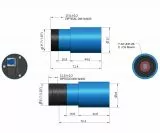 TS ToupTek G3M2210M Monochrome Planetenkamera mit SC2210 Sensor, D=8,8 mm