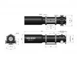 ToupTek 50/300 mm f/6 Flatfield Apo mit RAP Auszug - Astrofotografie und Guiding