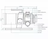 Nakoh 60GT 60/360 mm Triplet Apo für Astrofotografie und Beobachtung