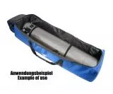 TS gepolsterte Tragetasche XXL mit Innentrennung, L=121 cm