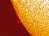 Eine sich sehr schnell verändernde Protuberanz am 19. Juni 2026