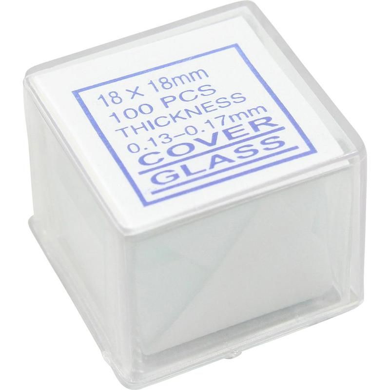 100 Stück Deckgläser Omegon 18x18mm