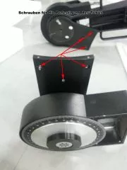 To release or remove a tube from the Meade LX fork mount (or similar), you must loosen four screws on the bottom of the mount