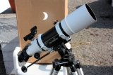Sonnenprojektion mit Teleskop Skywatcher Startravel-102 AZ3