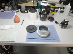 The internal blackening can also be easily improved in a refractor, Maksutov or Schmidt Cassegrain