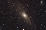 Andromeda Galaxie M31 mit GSO 6 F/5 Newton Teleskop & Koma Korrektor und Skywatcher HEQ-5 Pro Synscan - GoTo Montierung