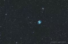 Hantelnebel M27 mit dem Kson Ekinox ED805.5 80mm f/5.5 440mm: