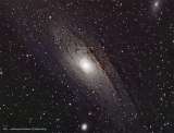 Andromeda Galaxie M31 mit GSO 6 F/5 Newton Teleskop & Koma Korrektor und Skywatcher HEQ-5 Pro Synscan - GoTo Montierung und Orion Starshoot Autoguider: