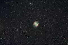 M27 mit Skywatcher Explorer 190 Maksutov Newton AZ-EQ 6 Lacerta MGEN