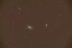 M81 / M82 mit TSAPO805 TS Photoline 80mm f6,25 und N-EQ6 SynScan Pro