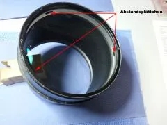 Hier reinigen wir einen SkyWatcher Refraktor 150mm 750mm f/5.