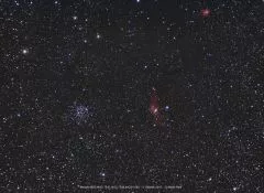 M52 mit dem Kson ED-APO Ekinox ED805.5 80mm f/5.5 440mm.
