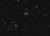 Aufnahmen von M13, M33, M57 und NGC 869 mit Skywatcher Explorer-150PDS 150mm 750mm f/5 6 Zoll Newton und N-EQ5 modifiziert: