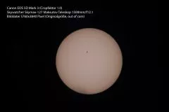Here you can see the image scale of the sun / moon with different telescopes and chip sizes
