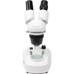 High-quality stereomicroscope for reflected light a. Transmitted light, up to 80x, LED