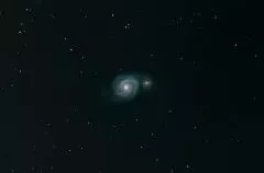 Erstlingswerk M51, M81 und M82 mit SkyWatcher Quattro 8S Newton auf EQ6 Montierung...