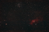 M52 NGC7635 mit 130mm f/7 ED-APO, EQ6, Canon EOS 450D, MGEN