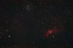 M52 NGC7635 mit 130mm f/7 ED-APO, EQ6, Canon EOS 450D, MGEN