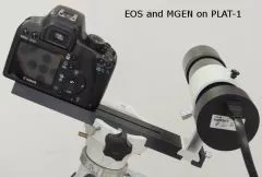 Lacerta PLAT-1 Double Mounting Rail Parallel Platform with Viewfinder Shoes and Telephoto Lens Mount