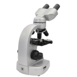 Biologisches Mikroskop für Durch- u. Auflicht, binokular, bis 800x, LED