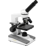 Biological transmitted light microscope, monocular, with camera, achromat, up to 1534x, LED