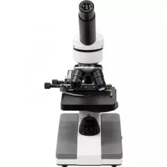 Biological transmitted light microscope, monocular, with camera, achromat, up to 1534x, LED
