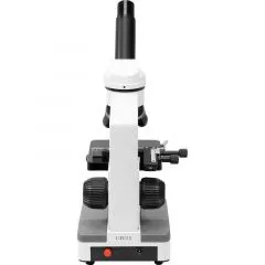 Biological transmitted light microscope, monocular, with camera, achromat, up to 1534x, LED