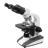 High quality biological transmitted light microscope, binocular, achromat, up to 1000x, LED