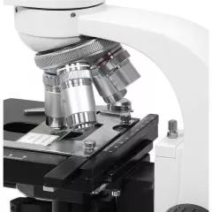 High quality biological transmitted light microscope, binocular, achromat, up to 1000x, LED
