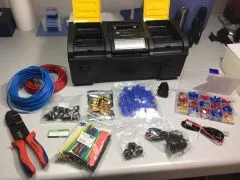 Aktion: Prokyon I / 12v 24Ah (2x 12Ah) Stromversorgung f. Montierung, Kamera, Taukschutzkappe, etc.