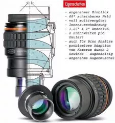 Hyp13 Baader Hyperion Okular 13mm - 1,25 - 68 Weitwinkel