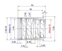 TS-Optics 2 Newton Koma Korrektor und 0.73x Reducer fr Astrofotografie