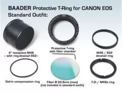 Baader Protective Canon EOS DSLR ring for 2 and 50.4mm filter T2 / M48